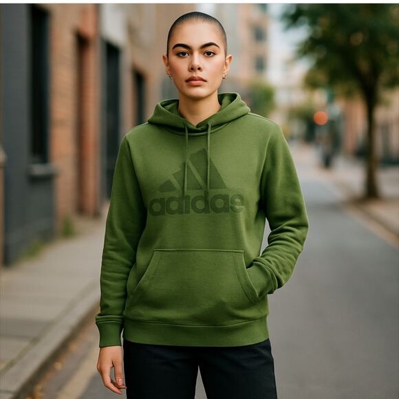 Adidas PG BOS Hoody Green Sweatshirt sz S NWT - Picture 1 of 15